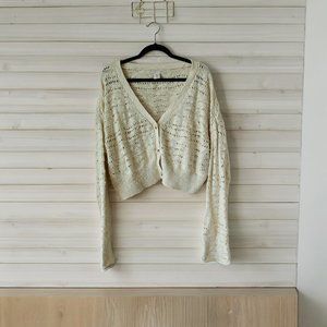 Cream Knit Women's Sweater